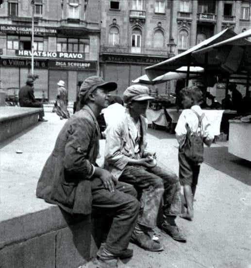 Trg bana Jelačića 1931. godine (Foto Tošo Dabac)